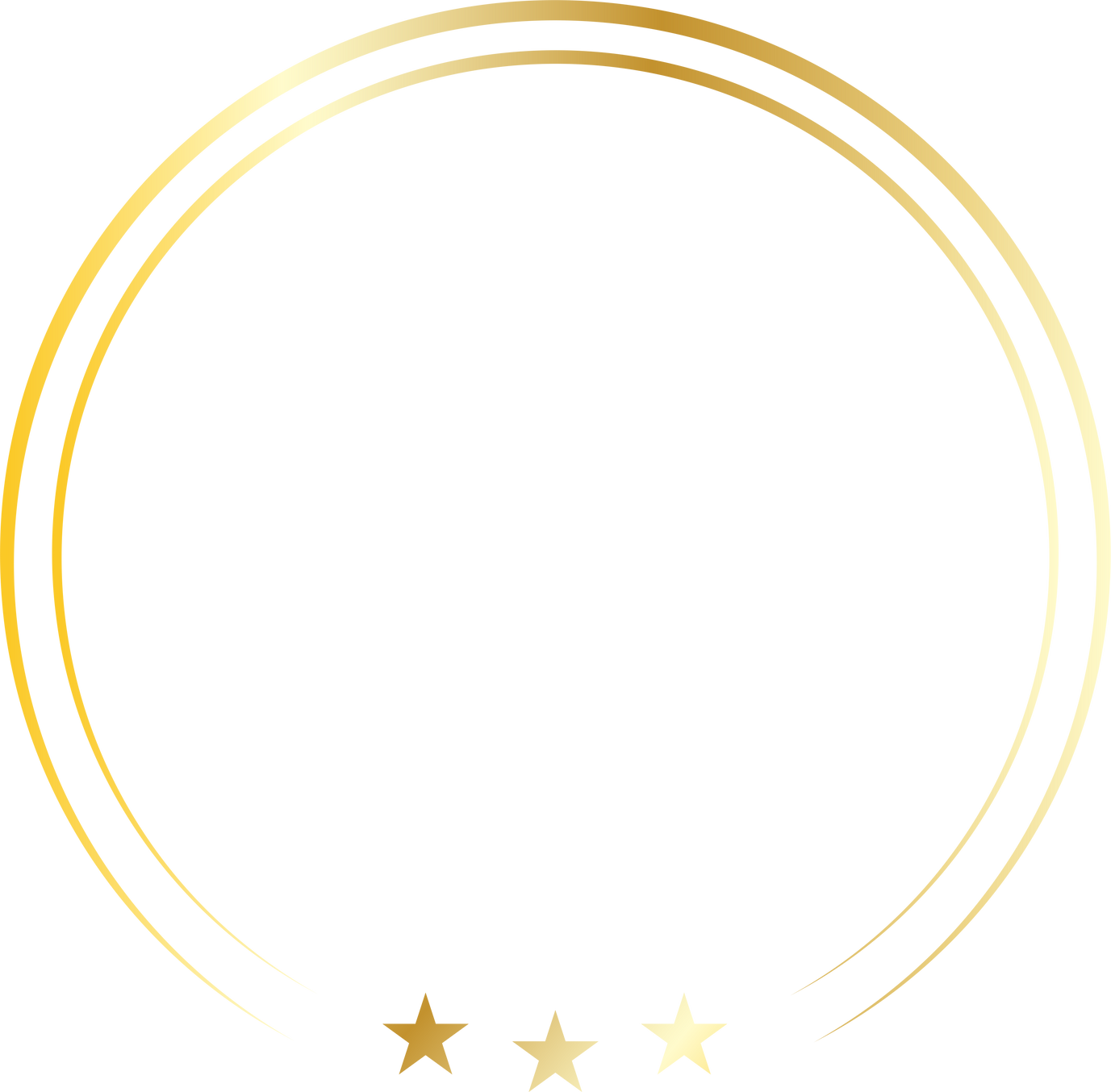 gold circle with star icon